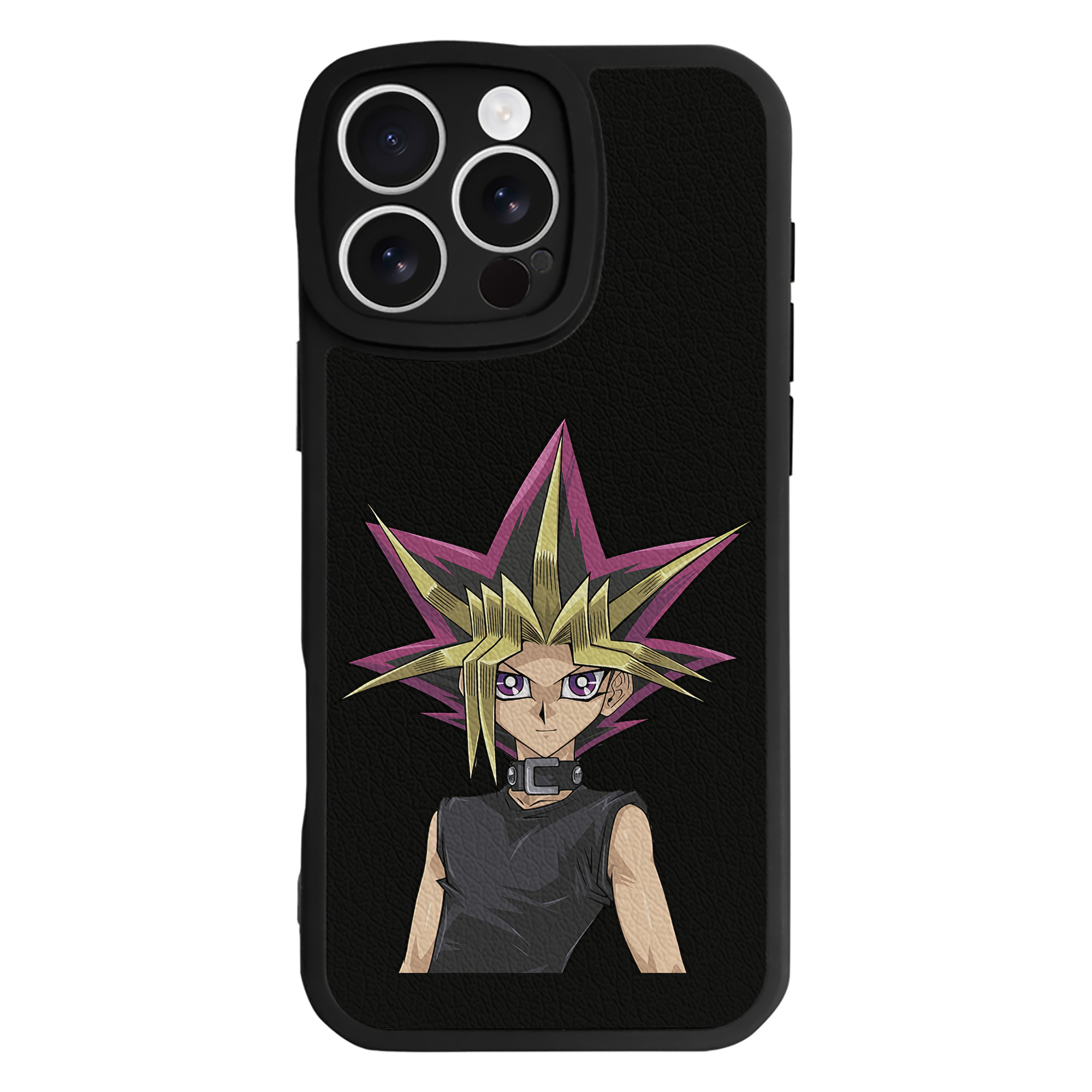 遊☆戯☆王 Yu-Gi-Oh! 【iPhone 16シリーズ対応】シリコンスマホケース（レザー調） 材質：シリコン